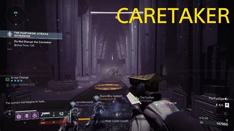 Destiny The Pantheon Raid Caretaker Youtube