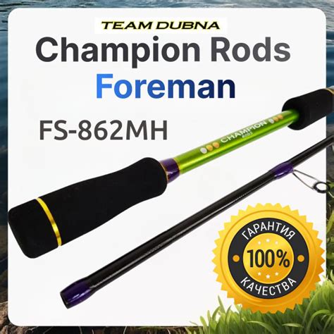 Спиннинг Champion Rods Foreman, от 10 гр купить c доставкой на OZON по ...