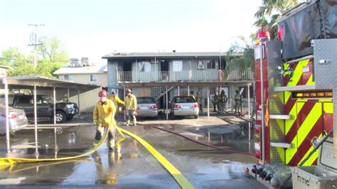 Fresno Fd Residents In Apartment Complex Displaced After Fire Cbs47