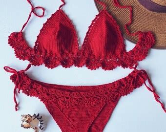 Lace Boho Bikini Etsy