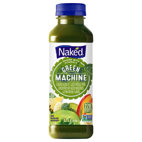 Naked Green Machine Fruit Juice Smoothie No Sugar Added Non Gmo Single Pack Fl Oz