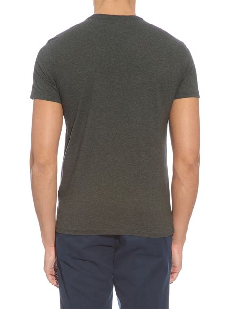 Lyst Polo Ralph Lauren Crew Neck T Shirt In Gray For Men