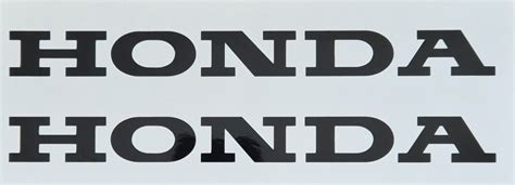 Honda Vinyl Decal Sticker 200mm Black Tank Fairing Car Cbr Vfr Civic