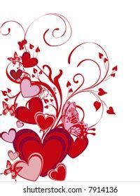 Valentine Hearts Vector Stock Vector (Royalty Free) 7914136 | Shutterstock 