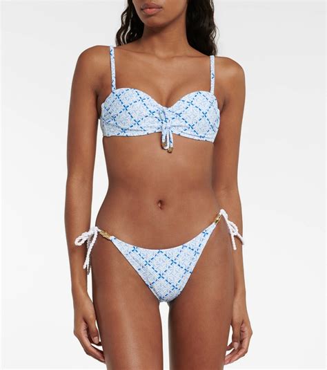 Heidi Klein Grand Cayman Ruched Bandeau Bikini Top Heidi Klein