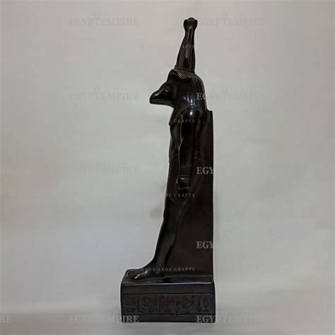 Statue of God Khnum, Ram Headed God of Fertility, 10 Egyptian Black ...