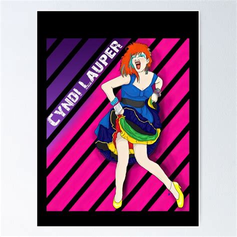 Cyndi Lauper Tour 2024 Poster Cyndi Lauper Store Official Cyndi