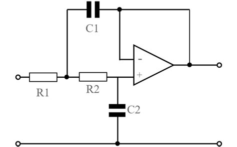 Filtro Passa Baixa Do Amplificador Operacional Projeto De Circuito De