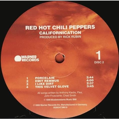 Red Hot Chili PeppersCalifornication Reissue Vinyl LP VinylVinyl