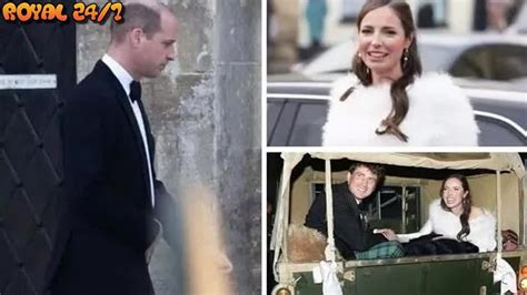 Prince William Attends The Wedding Of Former Flame Rose Farquhar In