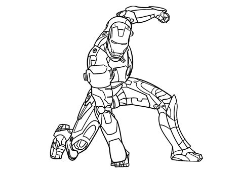 Free Iron Man Coloring Pages Free Printable Download Free Iron Man