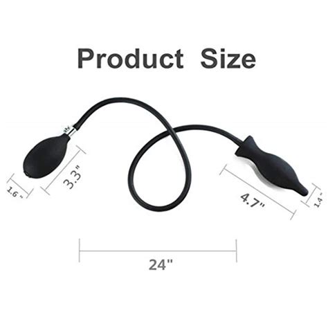 Silicone Inflatable Buttplug Anal Expander Ducha Dilatador Anal