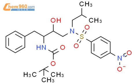 1s2r 1 苄基 2 羟基 3 异丁基 4 硝基苯基磺酰 氨基 丙基 氨基甲酸叔丁酯「cas号：191226 98 9