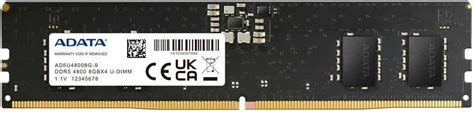 Adata Premier Gb Ddr Mhz Pc Cl V Ecc U Dimm