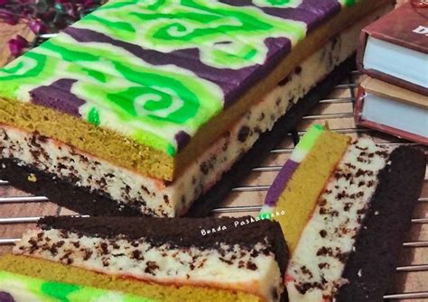 Resep Trio Chocomoca Batik Cake Oleh Bunda Pashalenko Cookpad