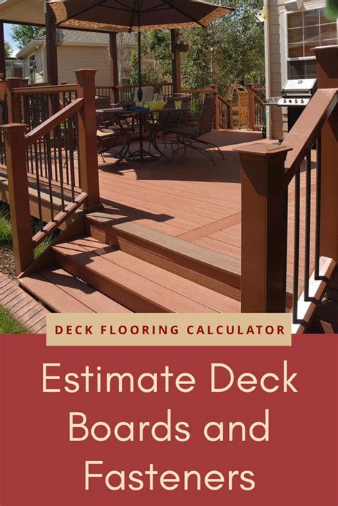 Deck Board Material Calculator Deck Building Cost Outdoor Living Deck Building A Deck