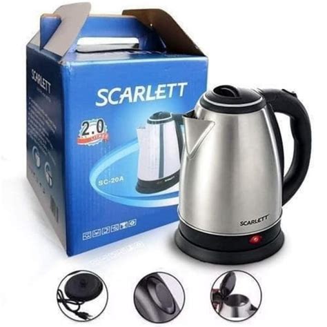 Jual Cod Teko Listrik Scarlett Liter Kettle Listrik Teko Listrik Teko