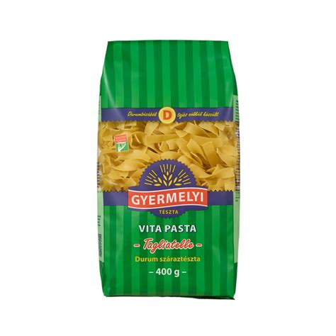 Gyermelyi Vita Pasta durum száraztészta 400 g tagliatelle tartós