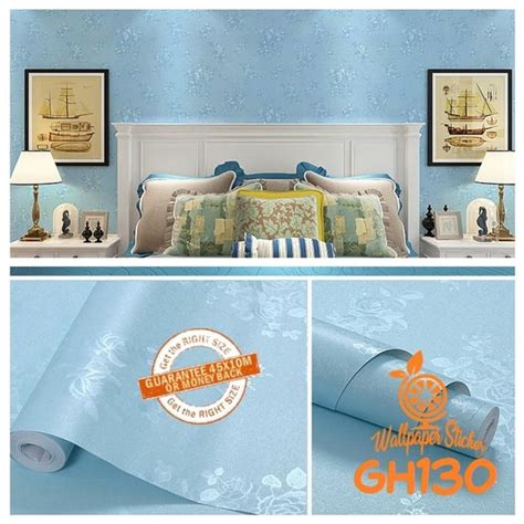 PAKET 5 ROLL WALLPAPER STICKER DINDING WALLPAPER RUANG TAMU WALLPAPER