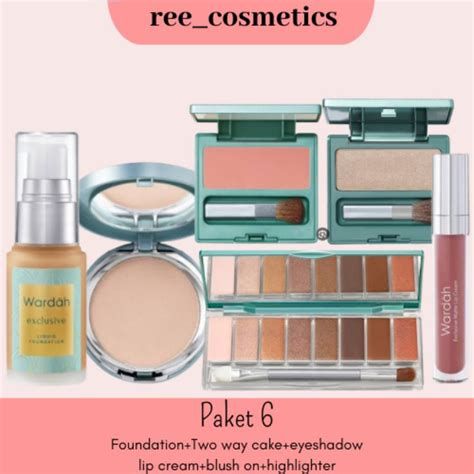 Jual Wardah Exclusive Paket Make Up Lengkap Paket Seserahan Make Up