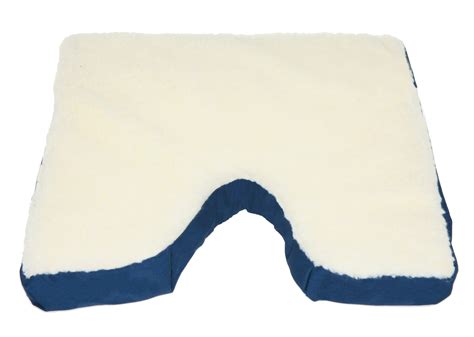 DeluxeComfort.com Deluxe Comfort Coccyx Gel Seat Cushion with Fleece - Orthopedic Grade Foam ...