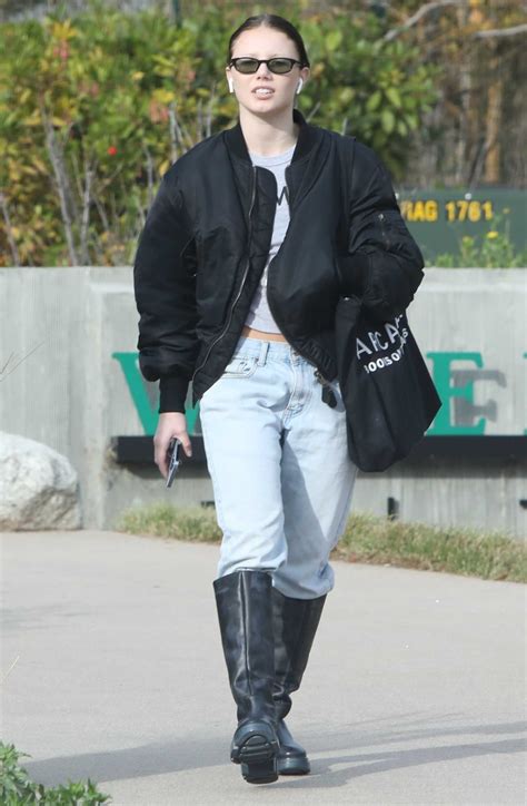 Monica Corgan in a Black Bomber Jacket Was Seen Out in Malibu – Celeb Donut