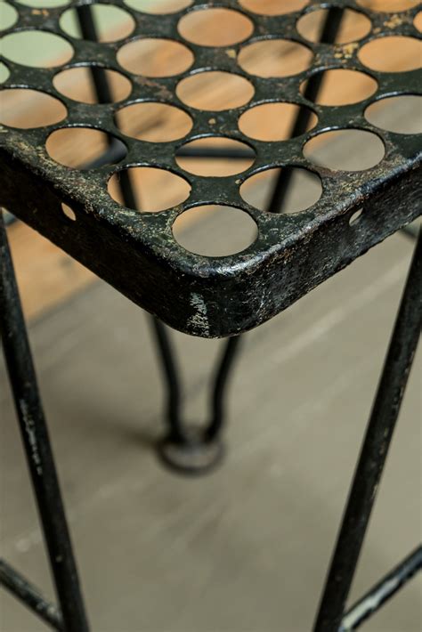 Vintage Metal Side Table Retrouvius