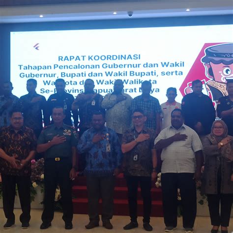 Rapat Koordinasi Tahapan Pencalonan Gubernur Wagub Walikota Wakil