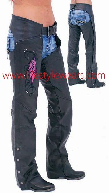 Mens Leather Chaps Custom Leather Chaps Red Leather Chaps Western