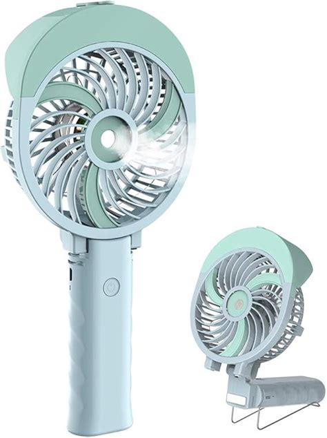 Handfan Handheld Misting Fan Small Cooling Usb Rechargeable Fan Battery