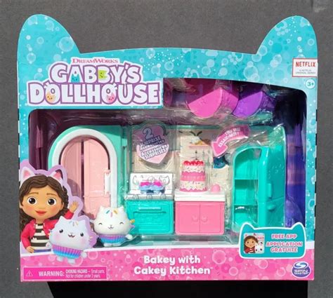 GABBY S DOLLHOUSE BAKEY With Cakey Kitchen Furniture Netflix 2021 9pcs