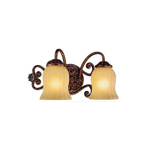 Hampton Bay Freemont Collection 2 Light Antique Bronze Surface Mount