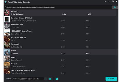 Official User Guide Of Tunelf Tidal Music Converter Tunelf