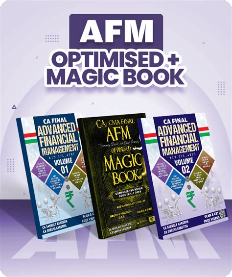 Ca Final Advanced Financial Management Afm Optimised Magic Book