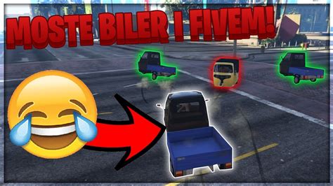 Moste Biler I Fivem Dansk Gta Rp Fivem Youtube