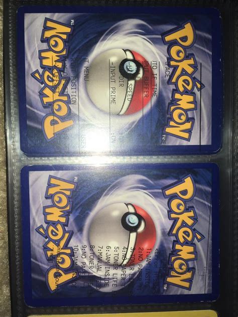 Misprinted Pokemon Card Backs Rpokemontcg