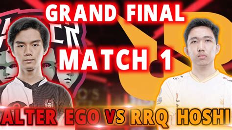 GRAND FINAL RRQ Hoshi VS Alter Ego MPL SEASON 6 MATCH 1 Mobile