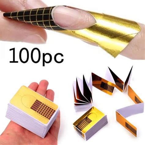 100Pcs Professional Nail Extension Forms For Acrylic Nails Gel Nails