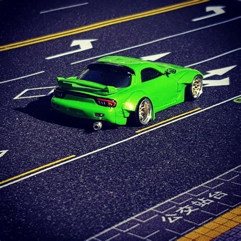 My Custom Hotwheels Mazda Rx Fd Widebody On Sevenk Nika Wheels Hot Wheels Hot Wheels Cars