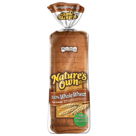 Nature S Own Whole Wheat Sliced Bread Shop Sliced Bread At H E B