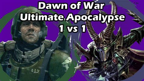 Dawn Of War Ultimate Apocalypse Vs Imperial Guard Theblastfurnace