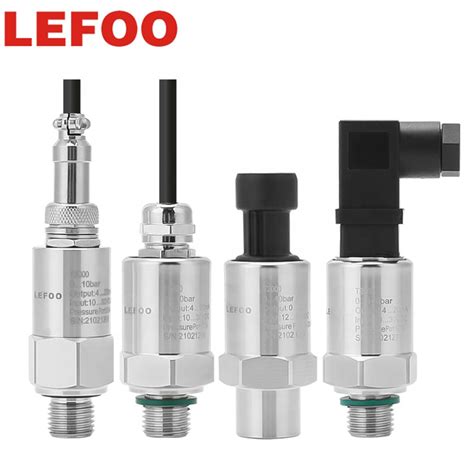 Lefoo Pressure Sensor 4 20ma Water Oil Air Pressure Measurement 304