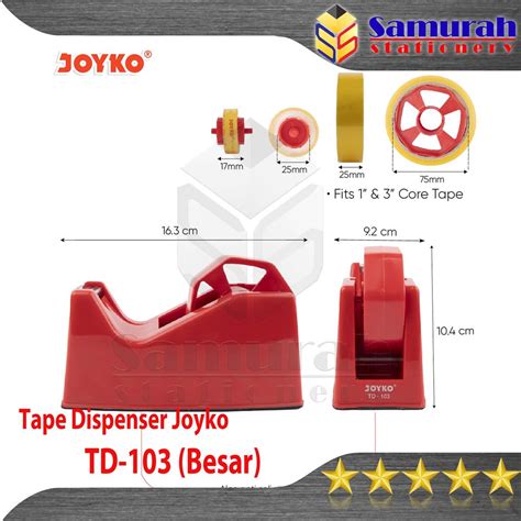 Jual Tape Dispenser Joyko Td In Tempat Potong Isolasi Td