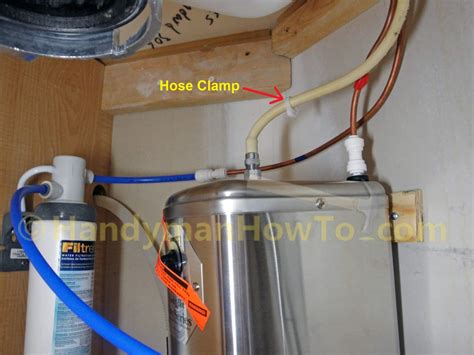 How To Install A Kitchen Instant Hot Water Dispenser Faucet And Water Filter Part