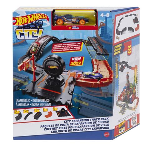 Conjunto de Pistas Hot Wheels City Expansão 10 peças Mattel