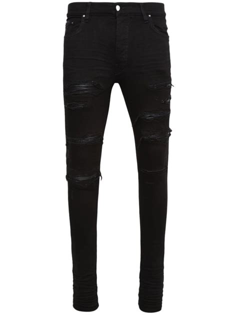 Amiri Thrasher Ripped Skinny Jeans Farfetch