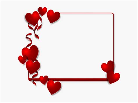 Heart Borders And Frames Hd Png Download Transparent Png Image Pngitem