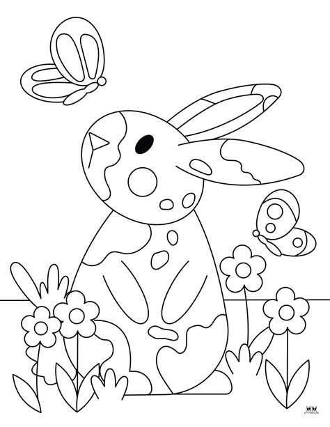 Bunny Coloring Pages Printable - King Printables