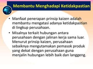 Manfaat Penerapan Metode Kaizen Ppt