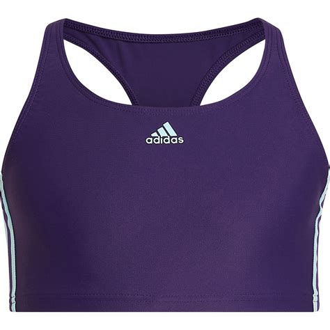 Adidas Stripes Bikini Purple Swiminn